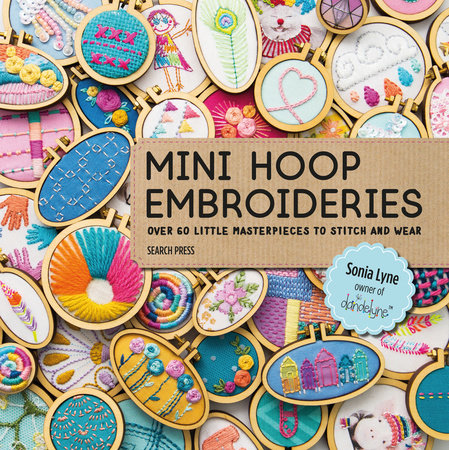 Book cover: Mini Hoop Embroideries