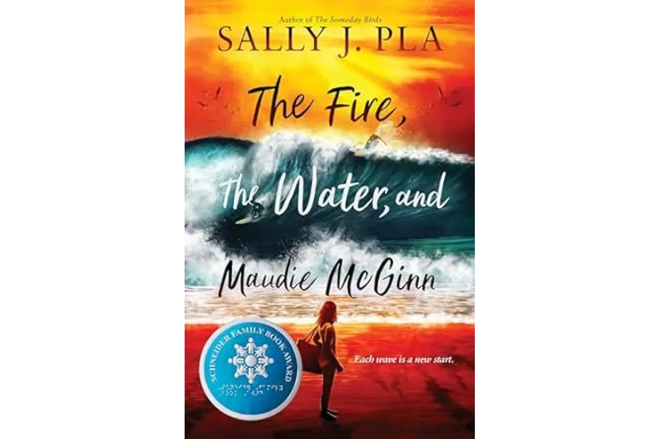 Cover of the fire the water and maudie mcginn
